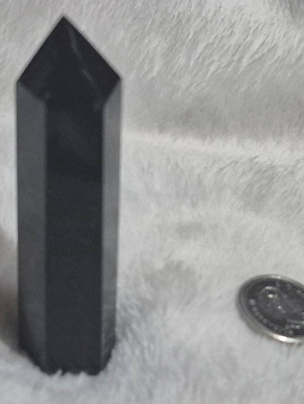 Black Obsidian Point Tower Crystal